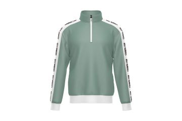 Golf Rowdies Hr Layer Half-Zip Salbei/Weiß S