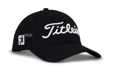 Titleist Cap Tour Performance Mesh Schwarz/Weiß