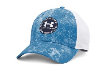 Under Armour Cap Iso Chill Driver Mesh Adj Blau/Weiß Verstellbar