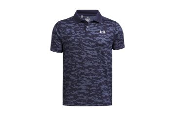 Under Armour FS25 Ki Polo Matchplay Printed Navy/Blau 128 