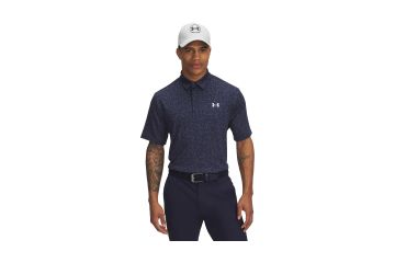 Under Armour FS25 Hr Polo Playoff 3.0 Printed Navy/Grau XL