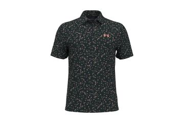 Under Armour HW24 Hr Polo Playoff 3.0 Printed Navy/Grün/Rosa S