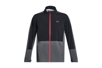 Under Armour HW24 Hr Regenjacke Stormproof 3.0 Schwarz/Grau M
