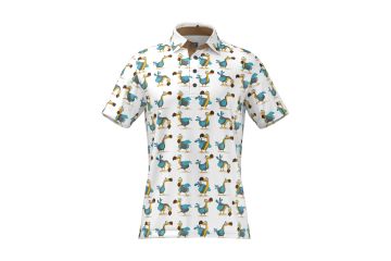 2bU Dodo Print Poloshirt