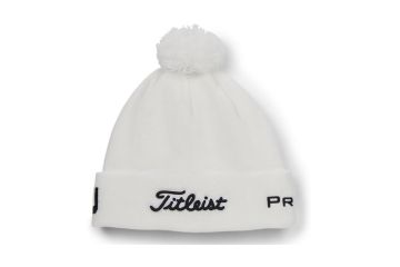 Titleist Wintermütze Tour Pom Pom Weiß/Schwarz
