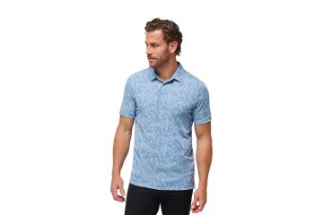 TravisMathew FS24 Hr Polo Five Oh Blau/Grau XXL