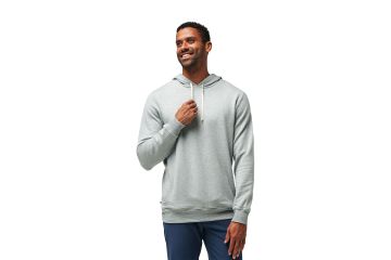 TravisMathew FS24 Hr Hoodie Cloud Hellgrau L