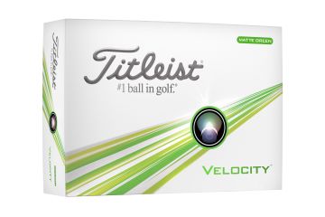 Titleist Velocity Golfbälle Grün 12-Pack