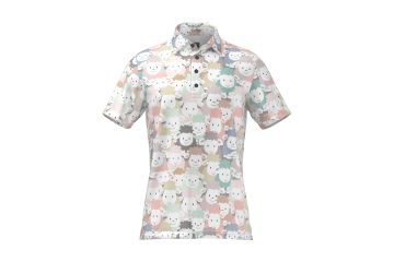 2bU Sheep Print Poloshirt