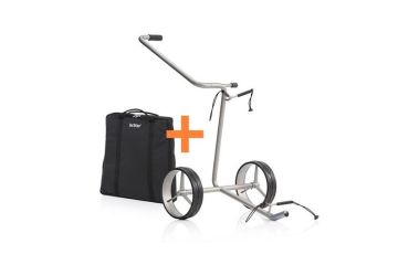 JuStar Trolley Silver 2-Rad + Transporttasche