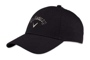 Callaway Cap Damen Liquid Metal Schwarz/Silber Verstellbar
