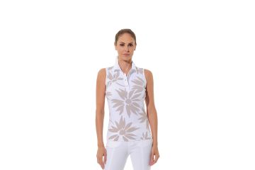 MDC Daisies Print Poloshirt ärmellos
