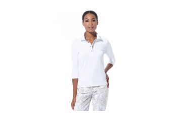 MDC FS25 Da Polo 3/4 Arm Jersey Weiß 42