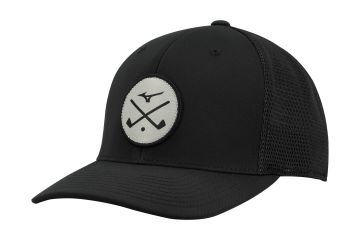 Mizuno Cap Hr Crossed Clubs Mesh Schwarz/Beige