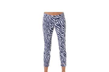 MDC Zebra Print Cropped 7/8 Golfhose 