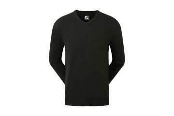 FootJoy NOS Hr Pullover V-Neck Classic Schwarz S