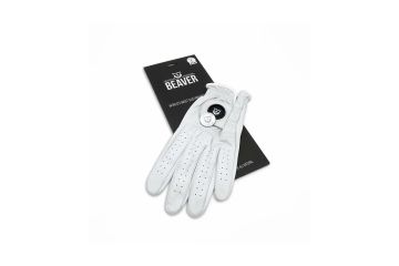Beaver Golf Hr Ballmarker Linker Handschuh Weiß S