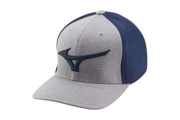 Mizuno Cap Hr Fitted Meshback Grau/Navy
