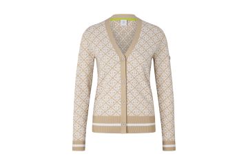 Bogner FS24 Da Strickjacke Stina Beige/Weiß 36