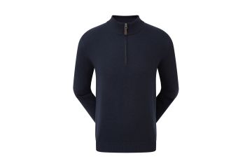 FootJoy NOS Hr Pullover 1/2 Zip Woolblend Navy S