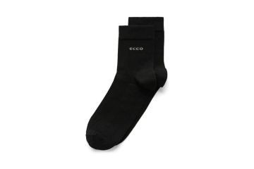 Ecco Unisex Socken Longlife Ankle Cut Schwarz 39-41