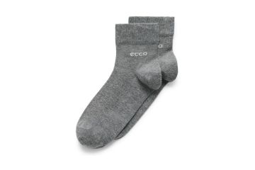 Ecco Unisex Socken Longlife Ankle Cut Grau/Melange 39-41