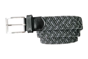 Alberto Multicolor Braided Herren Stretchgürtel