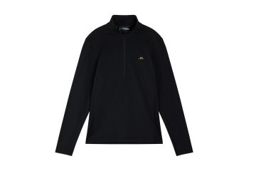 J.Lindeberg HW22 Hr Midlayer HZ Luke Schwarz XL