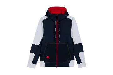 J.Lindeberg FS23 Hr Jacke Midlayer Jeremy Weiß/Navy L