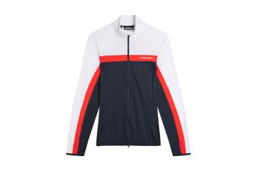 J.Lindeberg Hr Jacke Midlayer Jarvis Weiß/Navy/Rot S