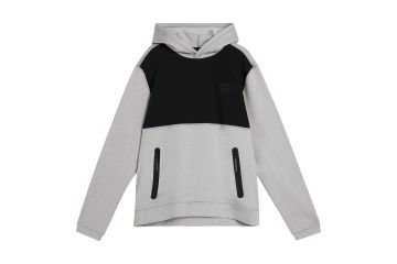 J.Lindeberg HW23 Hr Hoodie Brush Grau XXL