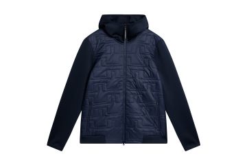 J.Lindeberg HW23 Hr Jacke Quilt mit Kapuze Navy M