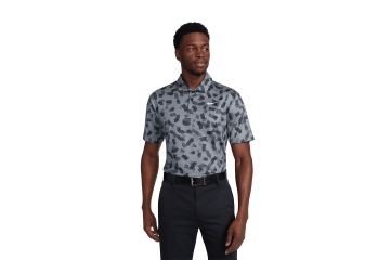 Nike FS24 Hr Polo Dri-FIT Tour Micro Print Grau M