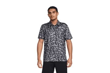 Nike FS24 Hr Polo Dri-FIT Tour Confetti Print Grau/Schwarz S