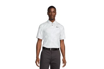 Nike FS24 Hr Polo Dri FIT Tour Pine Print Weiß/Grau XXL