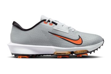 Nike Hr Golfschuhe Air Zoom Infinity Tour 2 Grau/Weiß/Orange 42 (US 8.5)