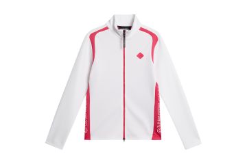 J.Lindeberg HW23 Da Jacke Midlayer Solar Weiß/Pink XS