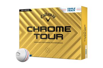 Callaway Chrome Tour Triple Track Golfbälle Weiß 12-Pack