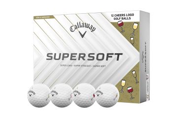 Callaway Supersoft 25 Golfbälle Cheers Edition Weiß 12-Pack