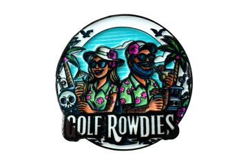 Golf Rowdies Ballmarker "Boy and Girl Holiday"