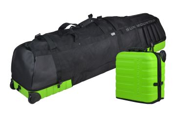 Sun Mountain Kube Travelcover 240900 Anthrazit/Lime