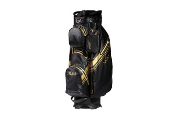 JuCad Cartbag Aquastop Plus Facelift JBAP25-SRGO Schwarz/Gold