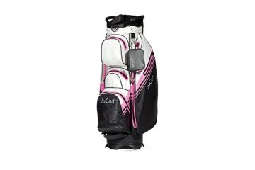 JuCad Cartbag Aquastop Plus Facelift JBAP25-SGP Schwarz/Weiß/Pink