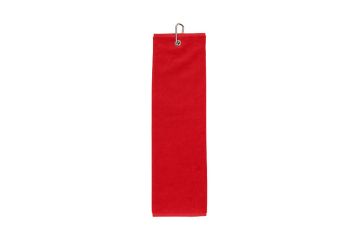 Schlägertuch mit Karabiner Tri-Fold-Rot