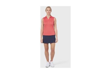 Callaway Da Poloshirt oA Solid Swing Tech-Koralle-M