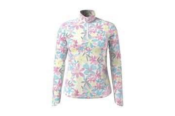 Callaway Chev Floral Langarm Poloshirt