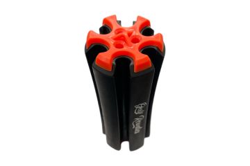 Golf Rowdies Schlägerhalter - Club Holder - Schwarz/Orange