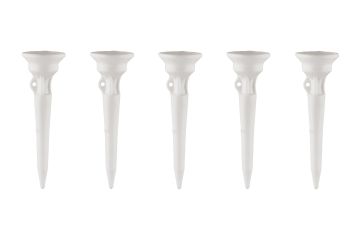 SpineTee Eagle Tee mit großer Ballauflage - Weiß (5er-Set) M 64mm
