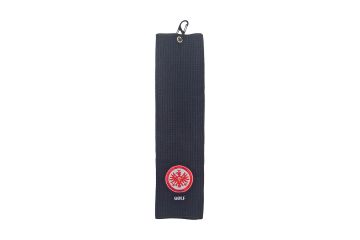 Schlägertuch Microfaser mit Karabiner und Logostick Eintracht Frankfurt Golf
