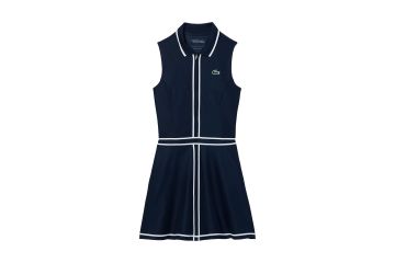Lacoste FS25 Da Kleid Heritage Navy/Weiß 40